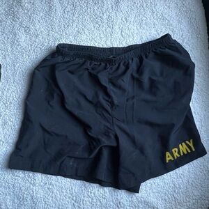 Army PT shorts